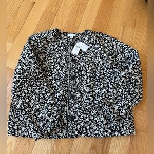 J.Jill Floral Cotton Quilted Jacket